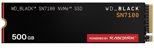 SanDisk WD_BLACK SN7100 NVMe SSD 500 GB – PCIe 4.0