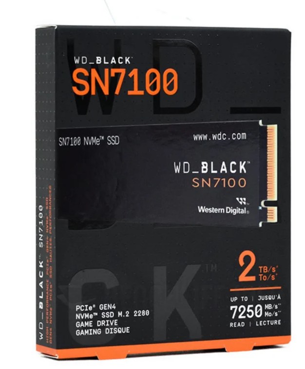 WD_BLACK SN7100 2 TB NVMe SSD | PCIe 4.0 M.2 | bis 7.250 MB/s