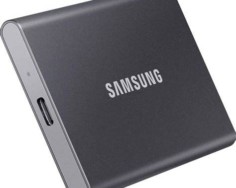 Samsung Portable SSD T7 1 TB | USB 3.2 Gen 2 | bis 1.050 MB/s | Titan Grey