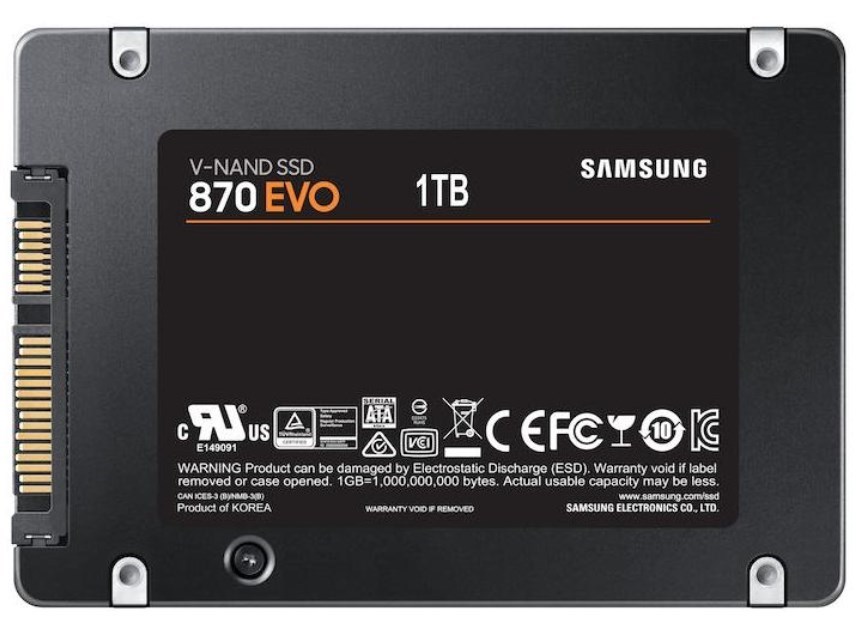 SSD 1TB Samsung 2,5" (6.3cm) SATAIII 870 EVO retail